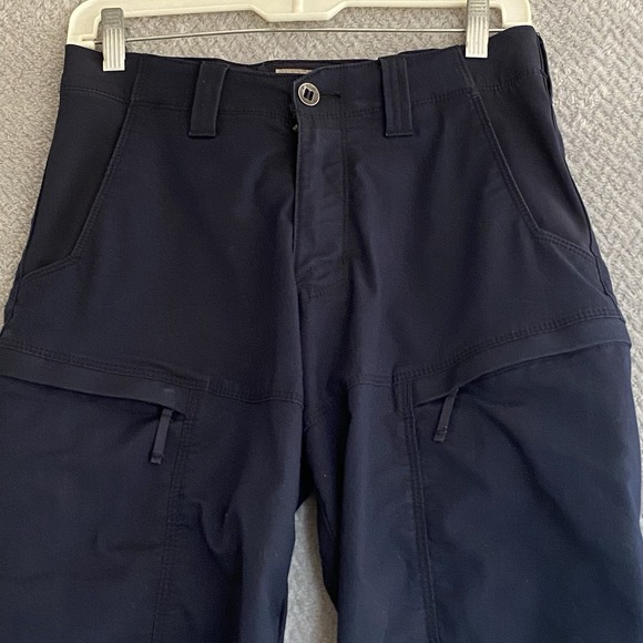 5.11 Tactical Other - 5.11 Tactical Cargo Pants Mens 28x29 Blue Mid Rise Flat Front Zip Button